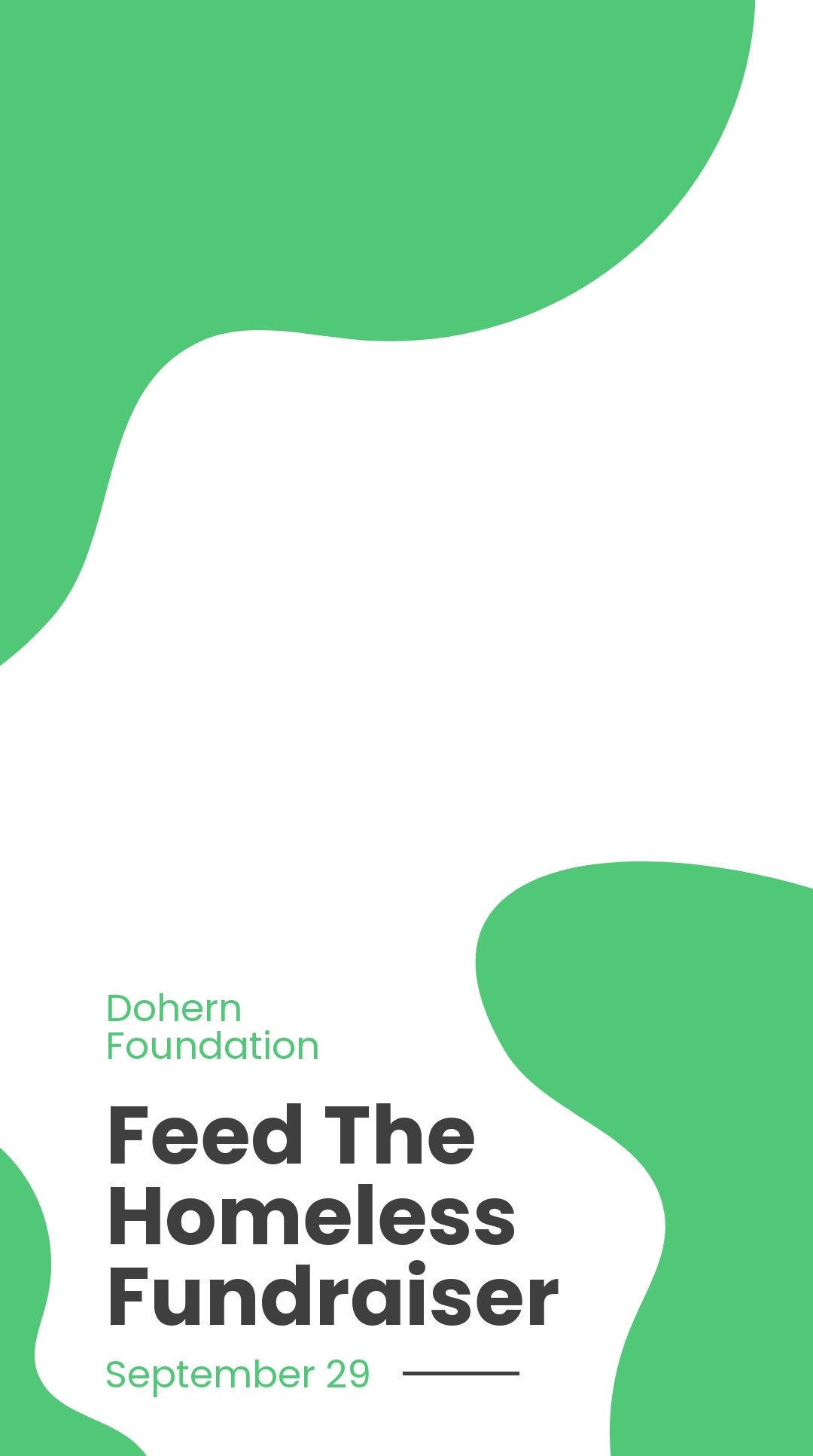 Feed The Homeless Fundraiser Snapchat Geofilter Template