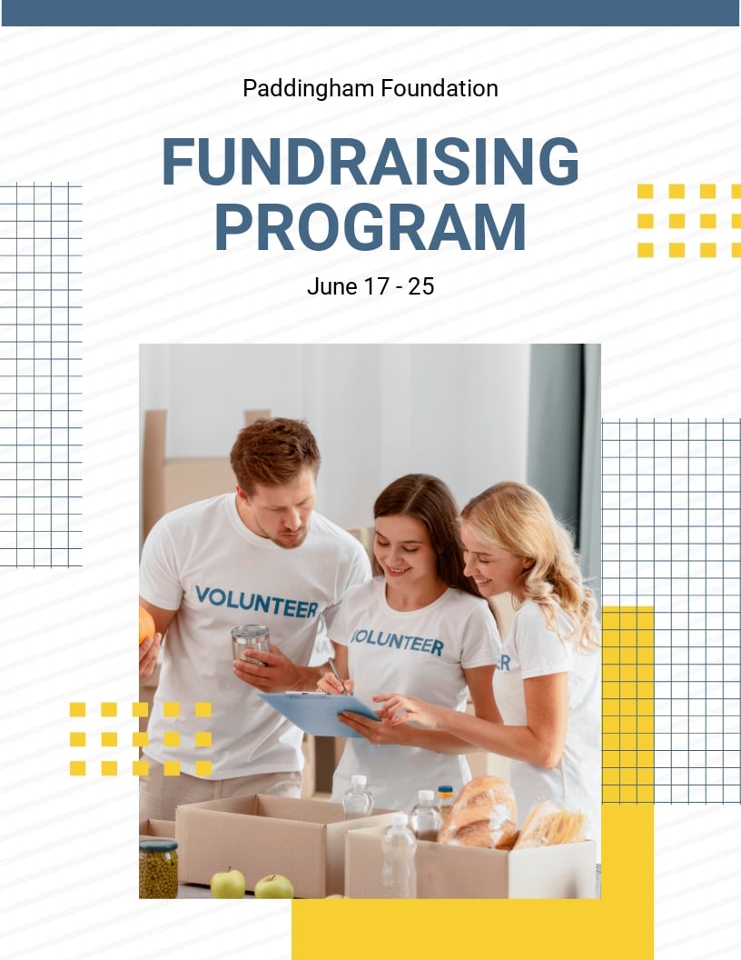 Nonprofit Fundraiser Flyer Template