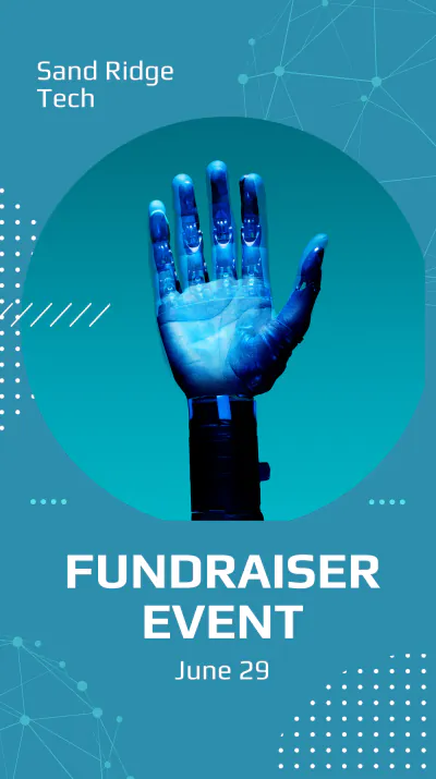 Free Startup Fundraiser Event Instagram Story Template to Edit Online