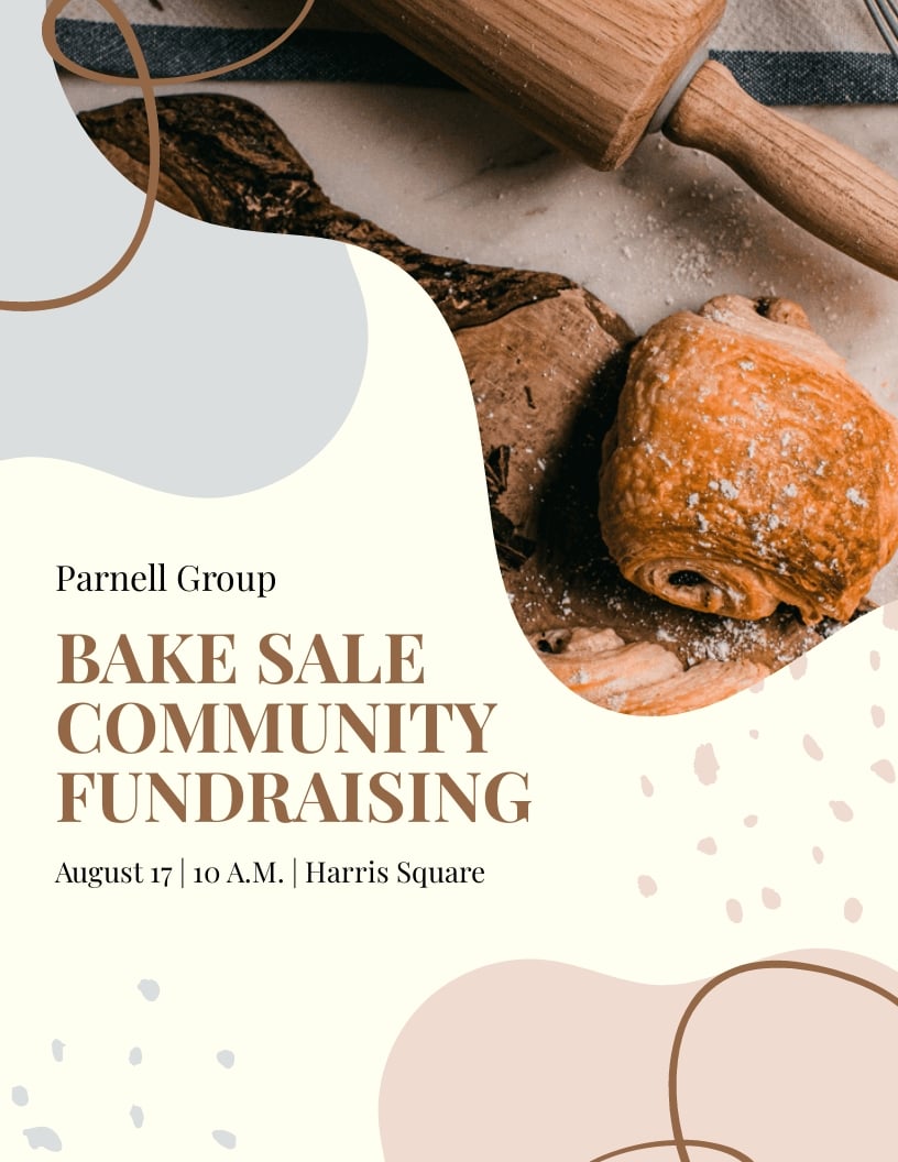 Community Fundraising Flyer Template