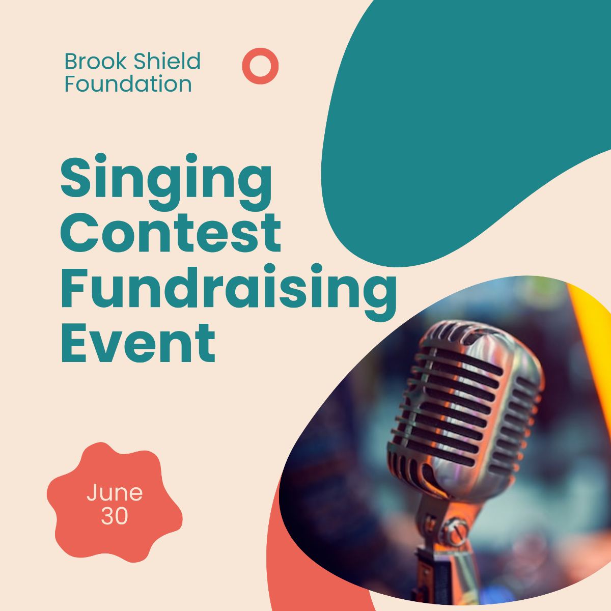 Free Contest Fundraising Instagram Post Template