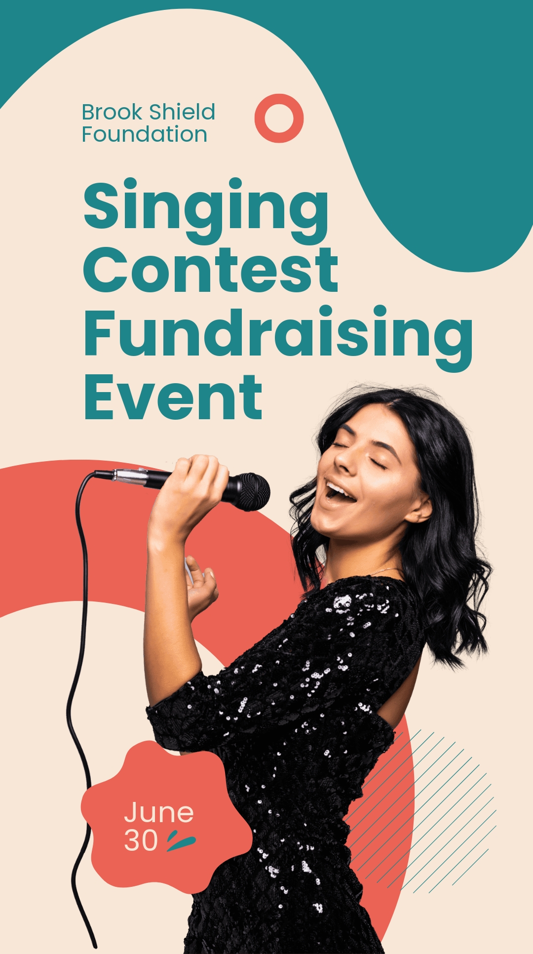 Contest Fundraising Whatsapp Post Template