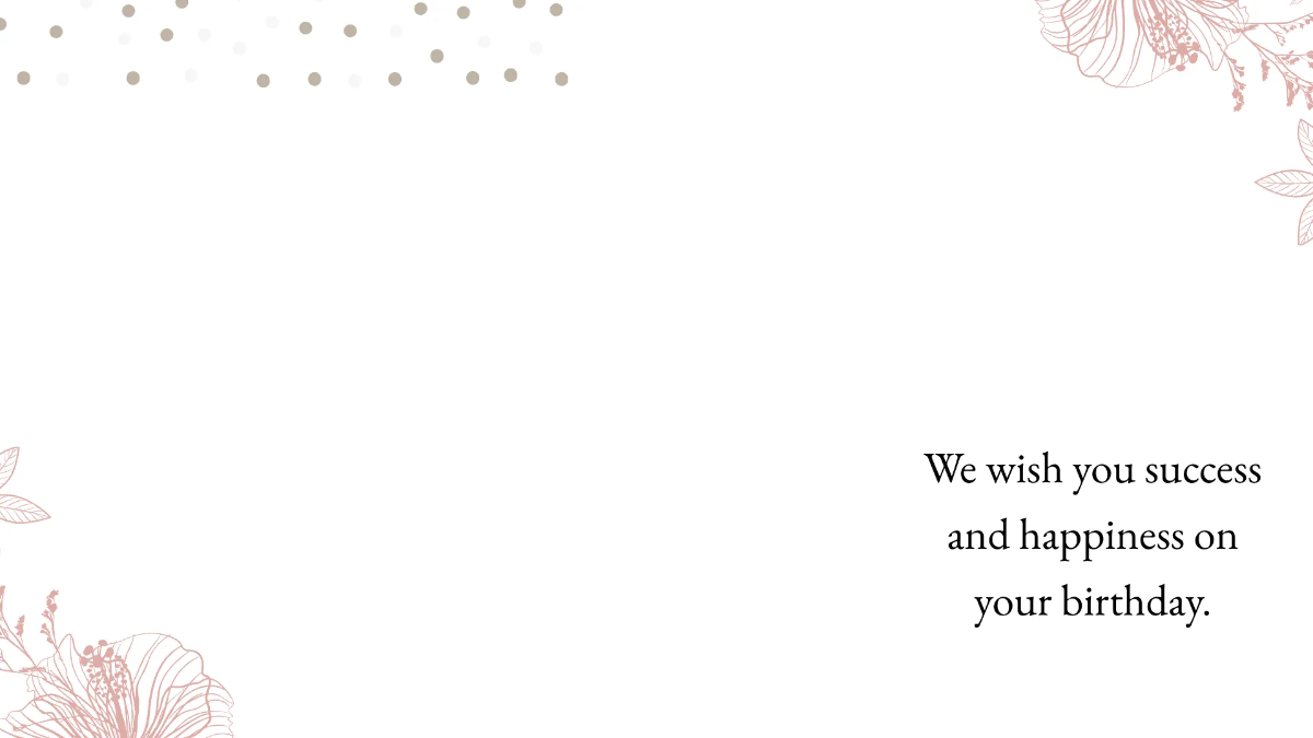 Free Happy Birthday Wishes Video Template to Edit Online