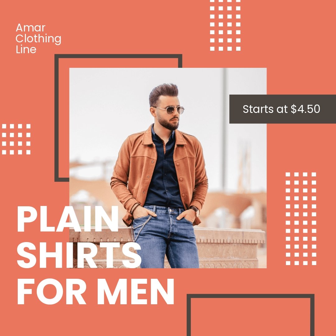 Free Fashion Product Promotion Instagram Post Template