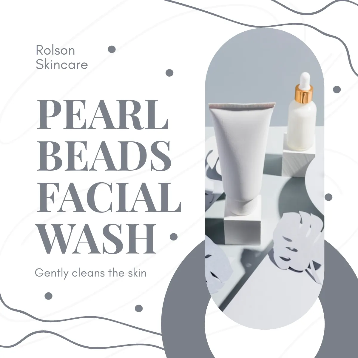 Free Skincare Product Instagram Post Template to Edit Online