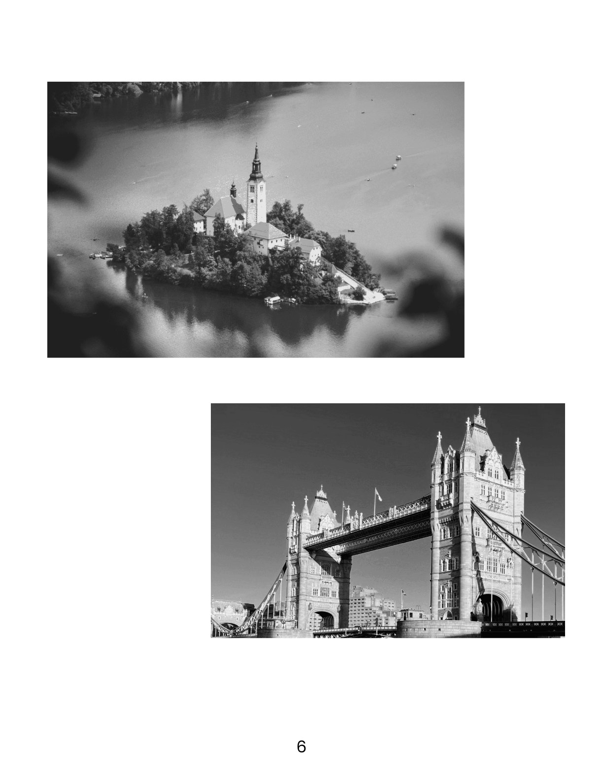 Black And White Travel Photo Book Template