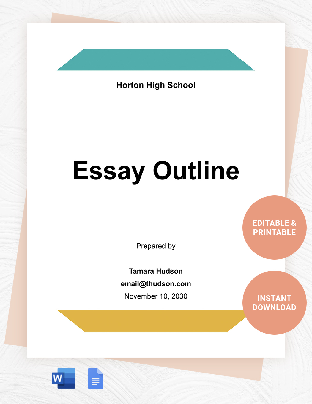 blank essay outline template google docs