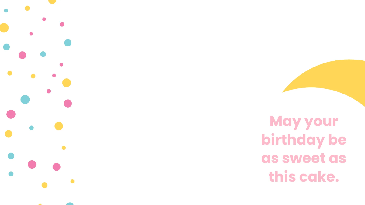 Free Birthday Cake Video Template to Edit Online