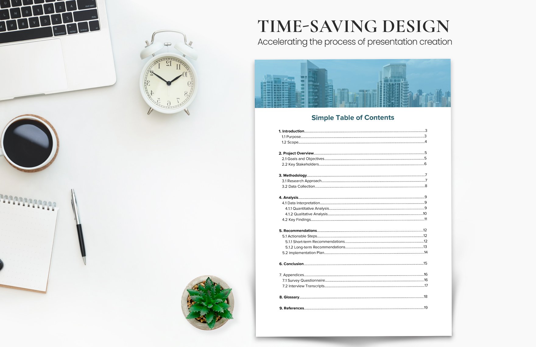 Simple Table of Contents Template