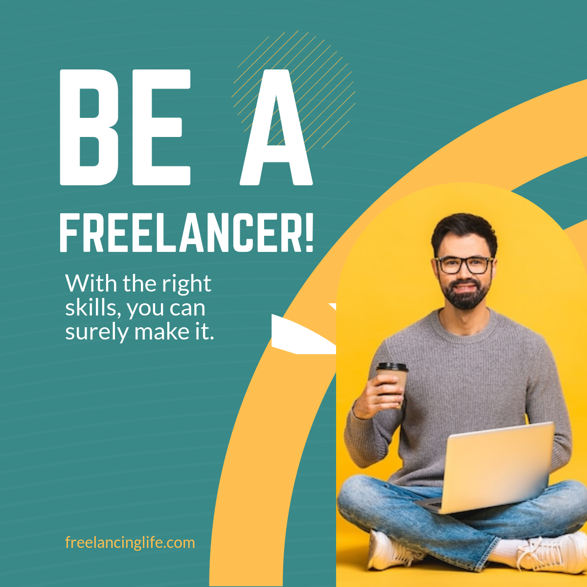 Freelancer Marketing Linkedin Post Template