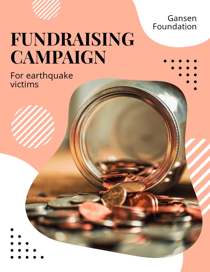 Fundraising Campaign Flyer Template