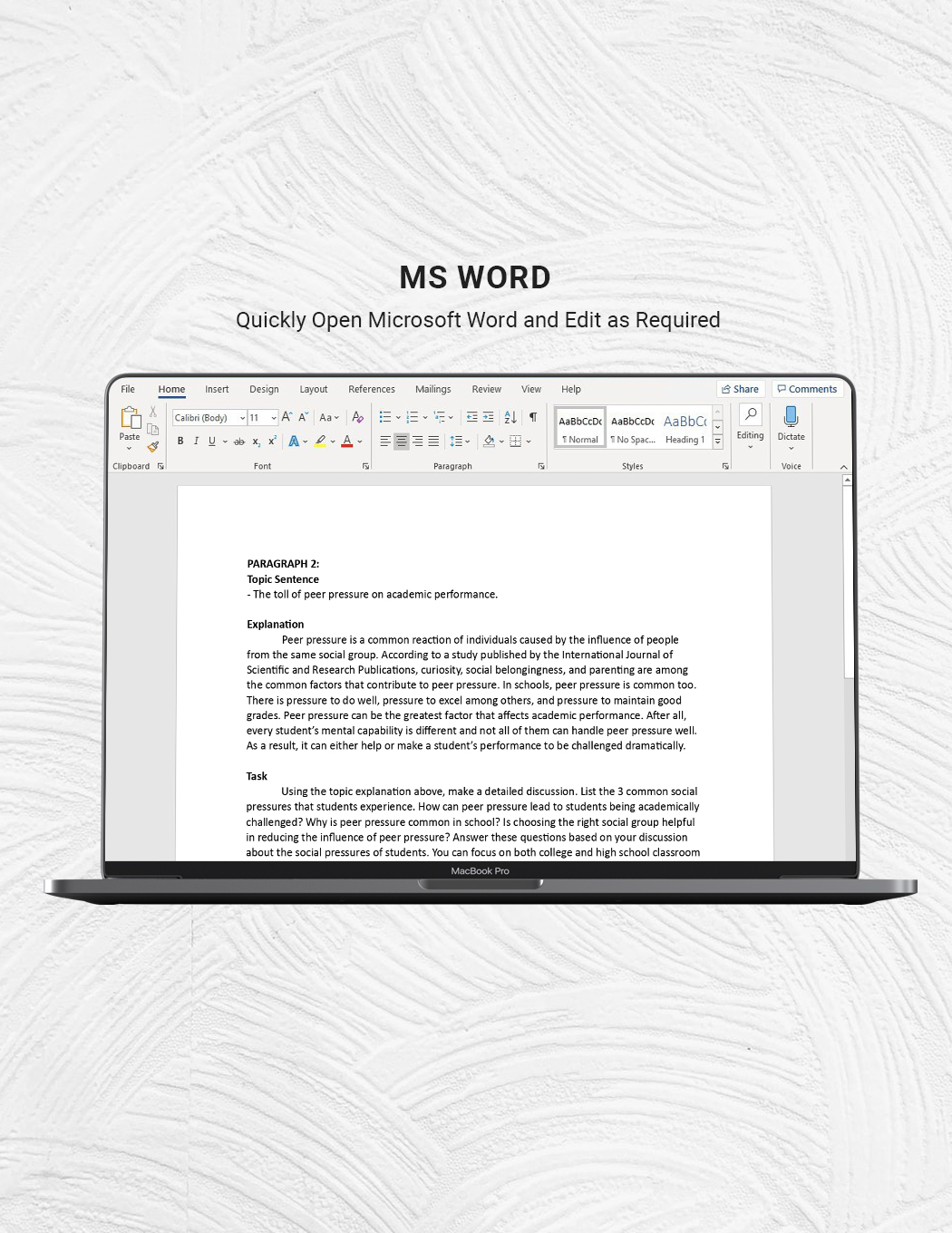 essay informative template