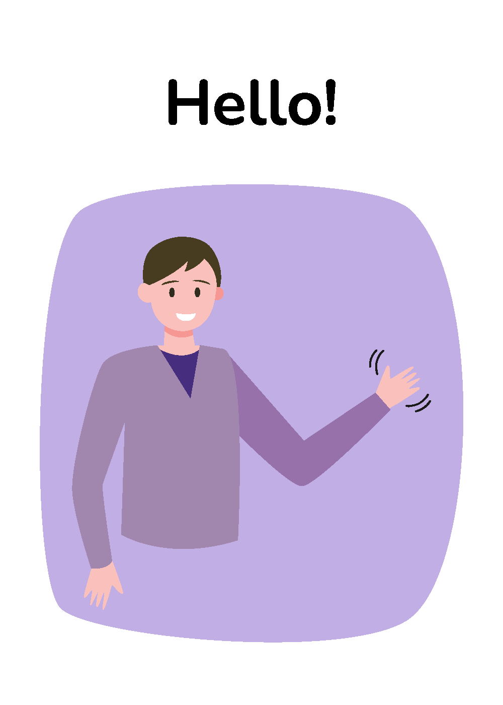 Gesture Flashcard in Google Docs Google Slides Word PowerPoint