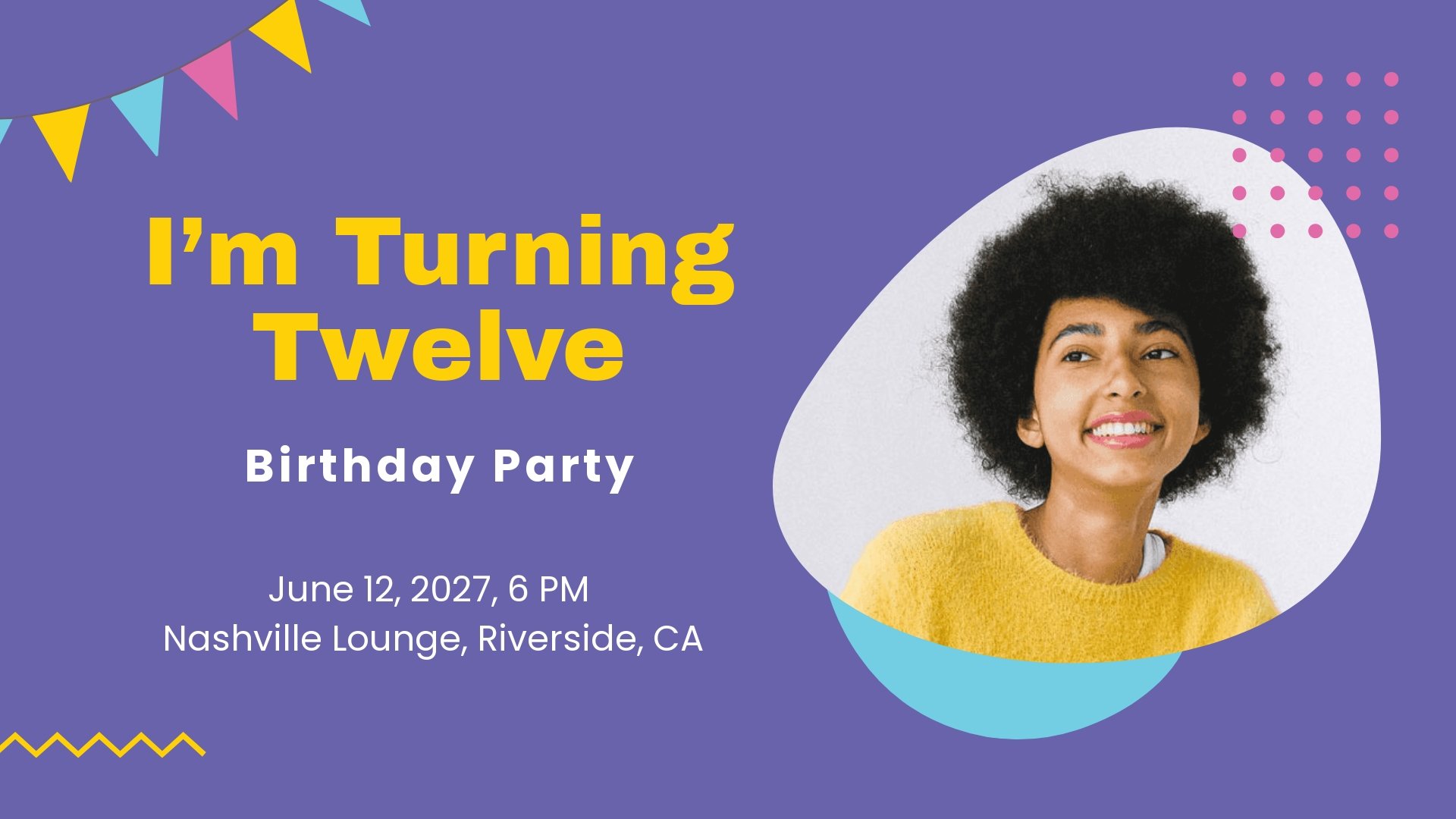 Birthday Party Video Template
