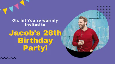 Free Birthday Party Video Template to Edit Online