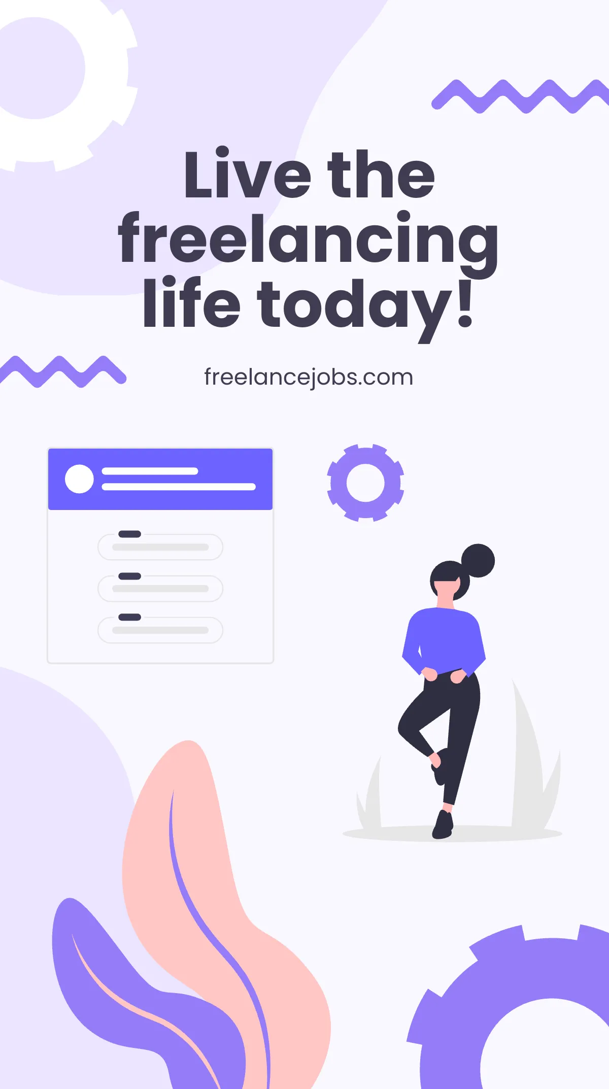 Freelance Advertisement Instagram Story Template to Edit Online