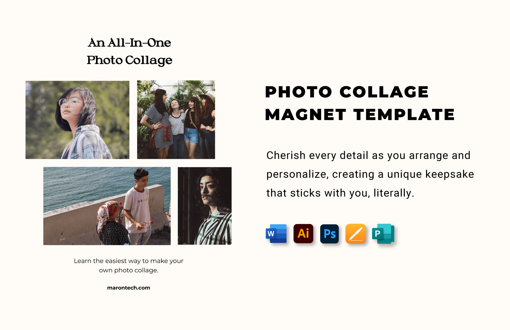 Free Editable Photo Collage Templates In Publisher To Download