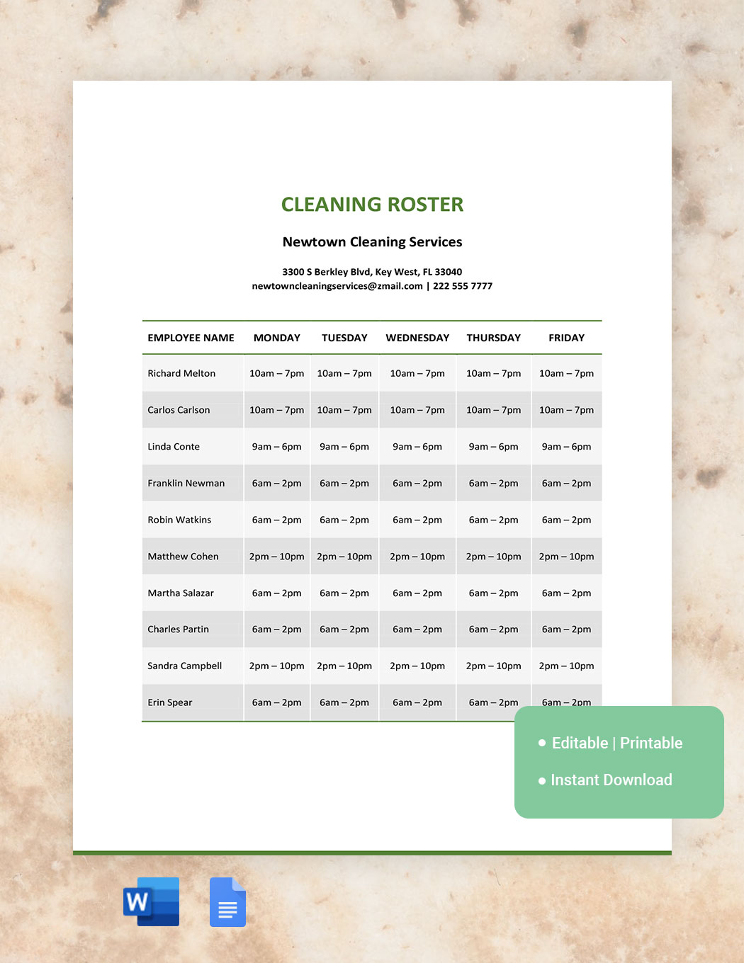 housekeeping-duty-roster-template-google-docs-word-template