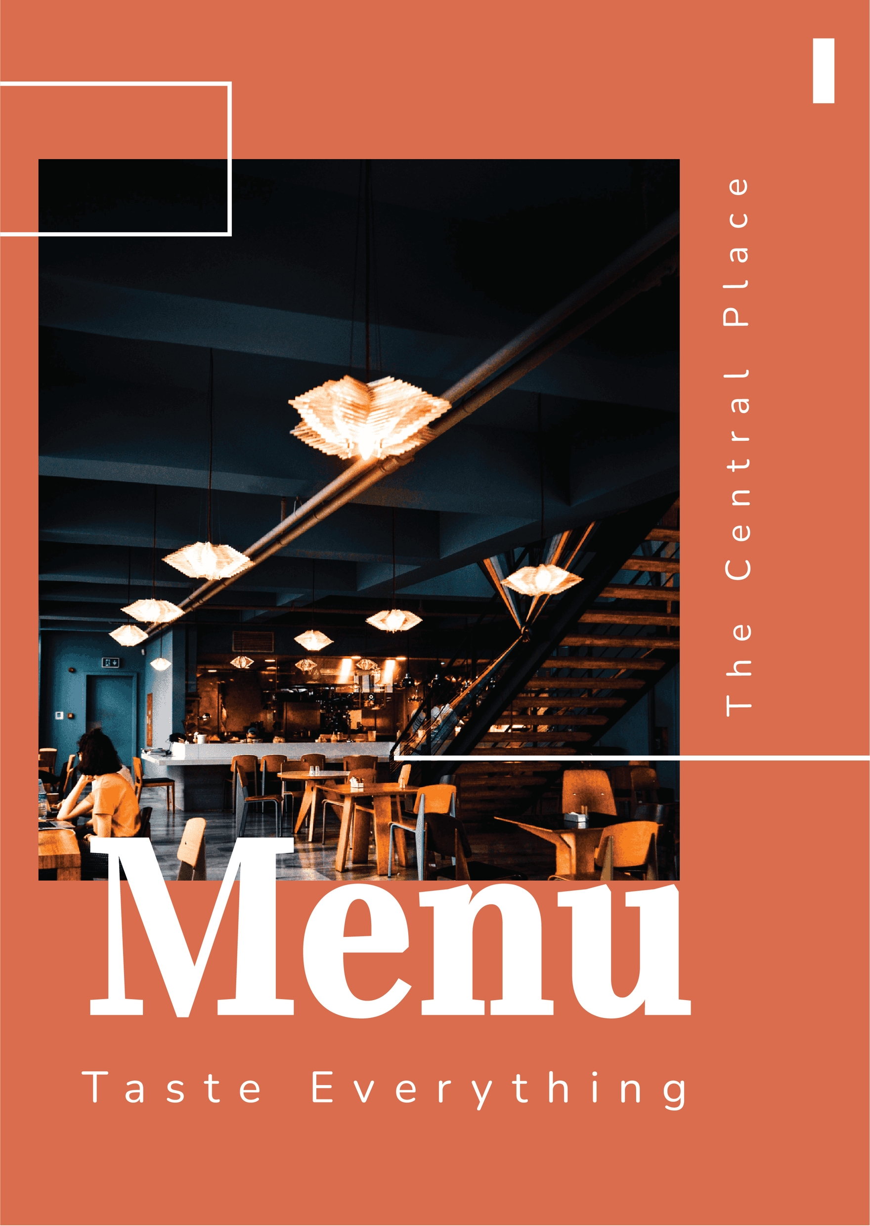 Menu Booklet Template