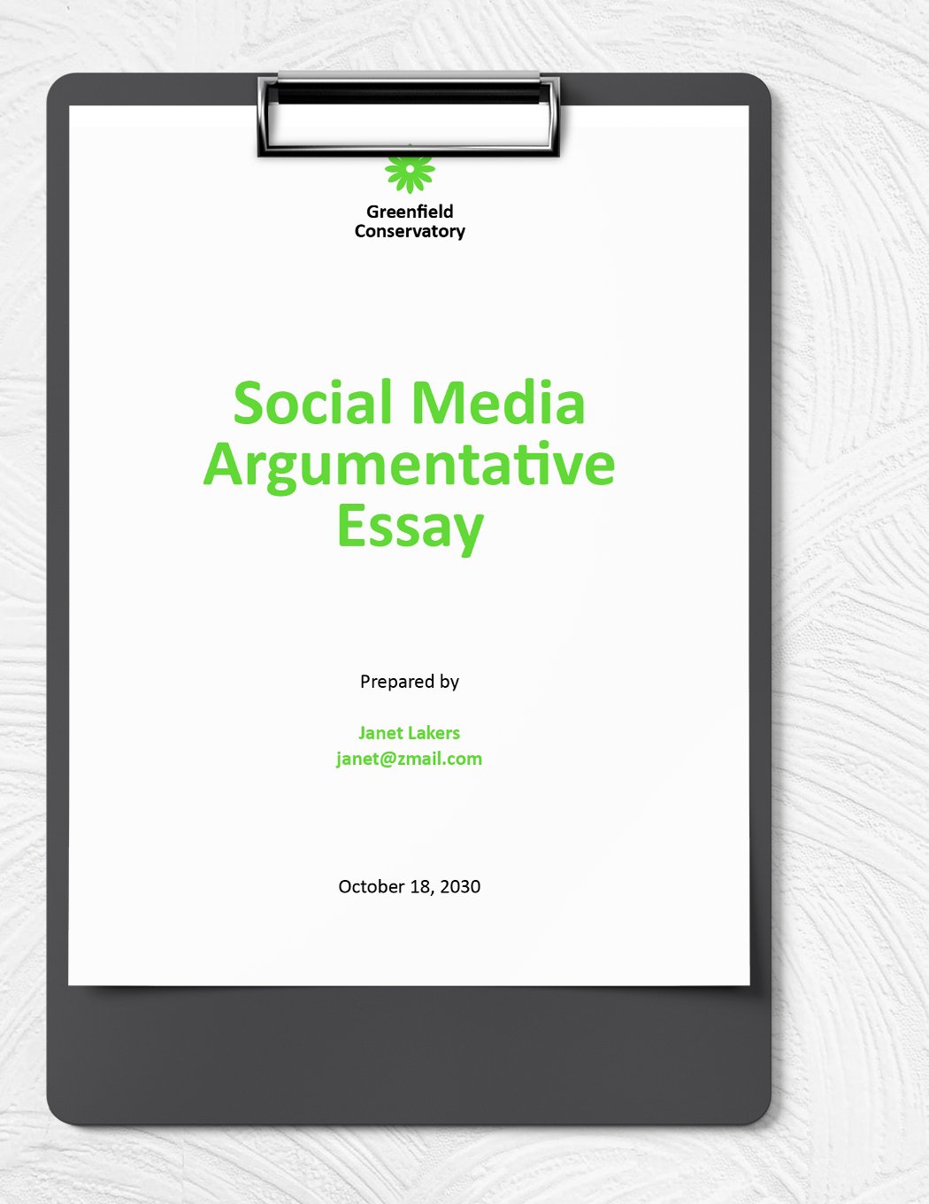 argumentative essay in social media