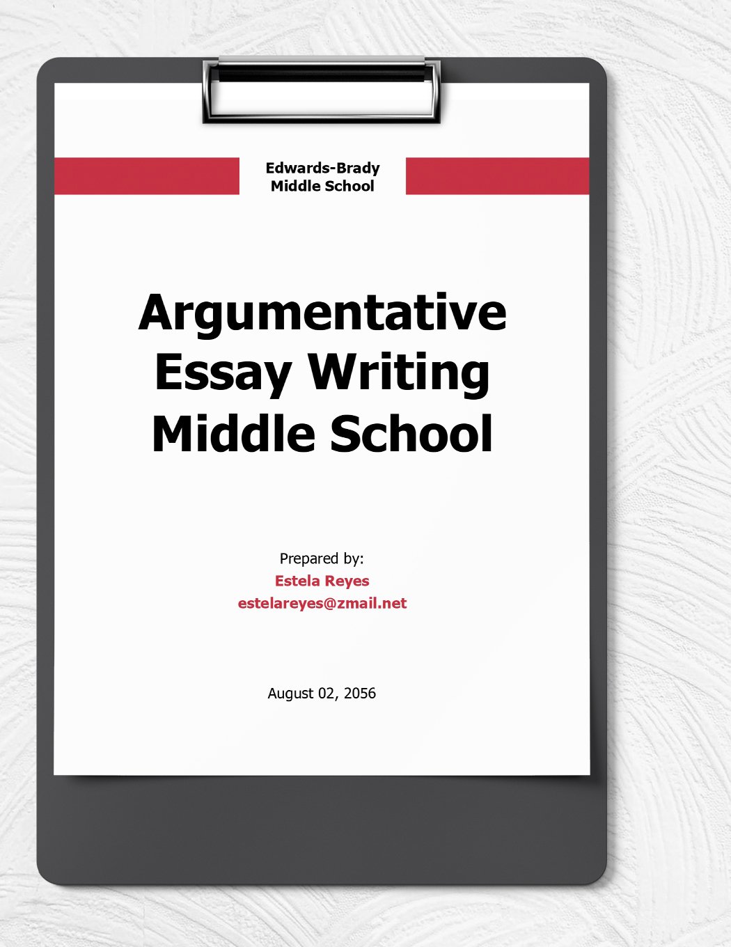 5 paragraph essay for middle school