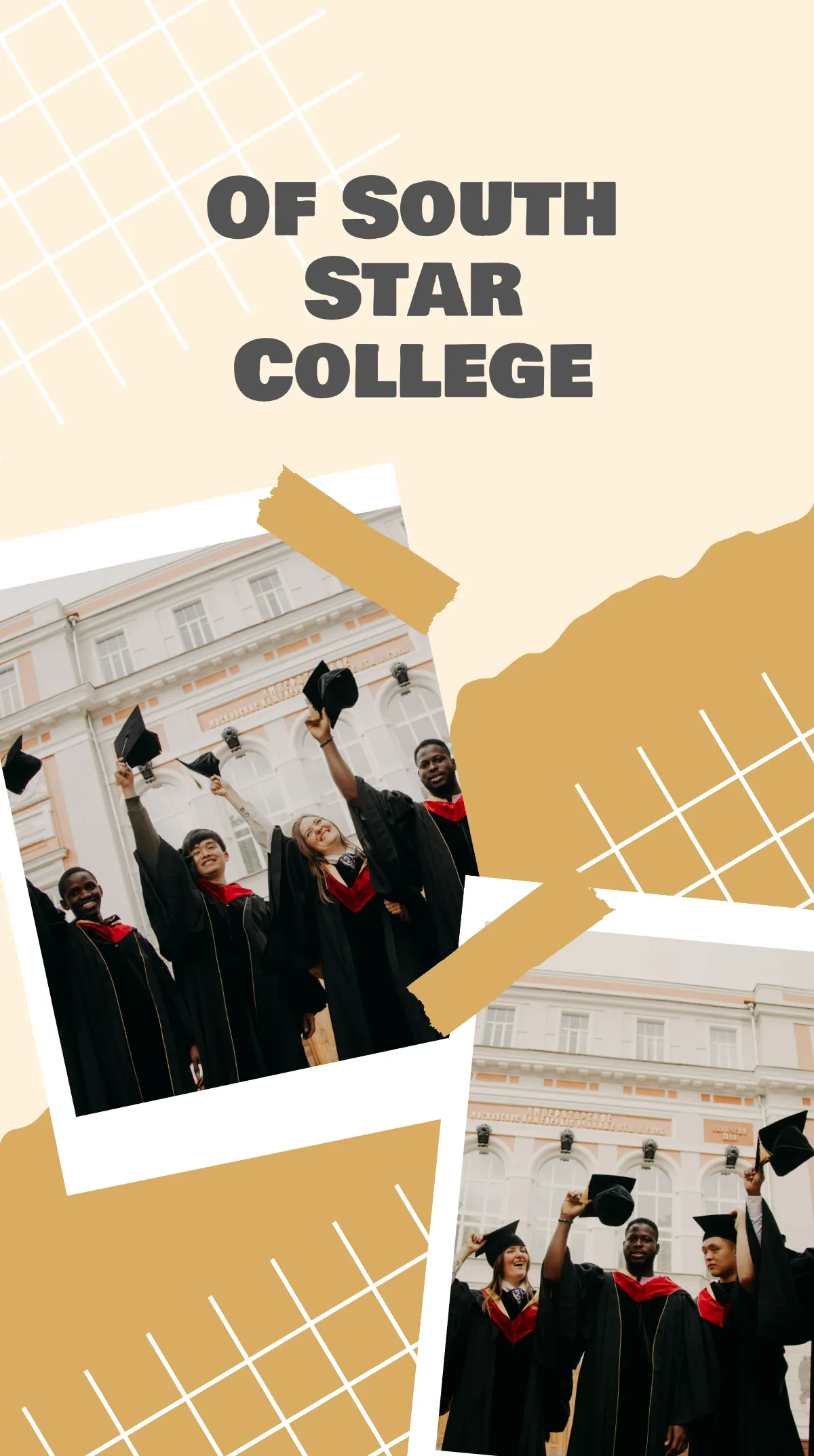 Free Graduation Collage Instagram Story Template to Edit Online
