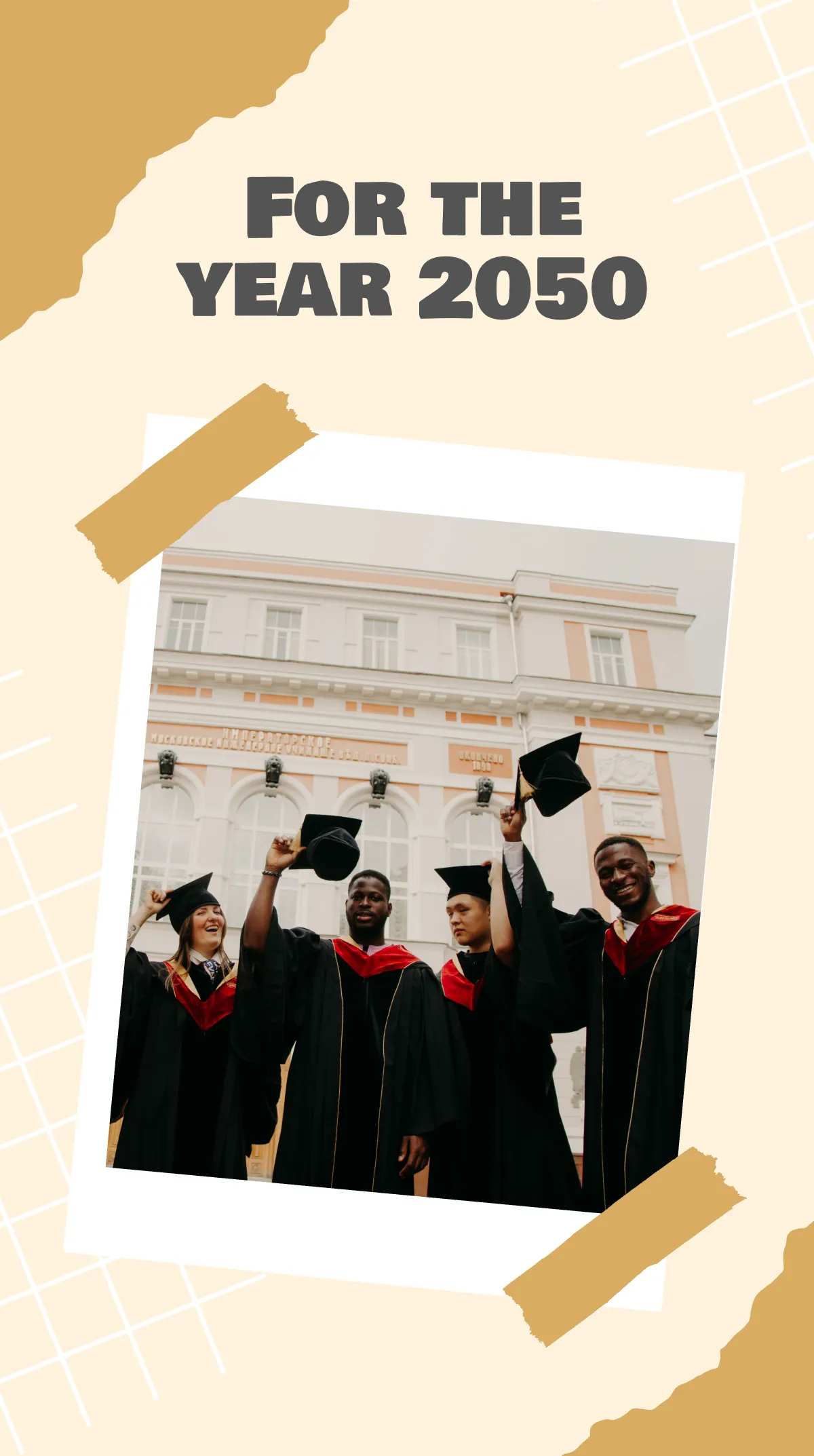 Free Graduation Collage Instagram Story Template to Edit Online