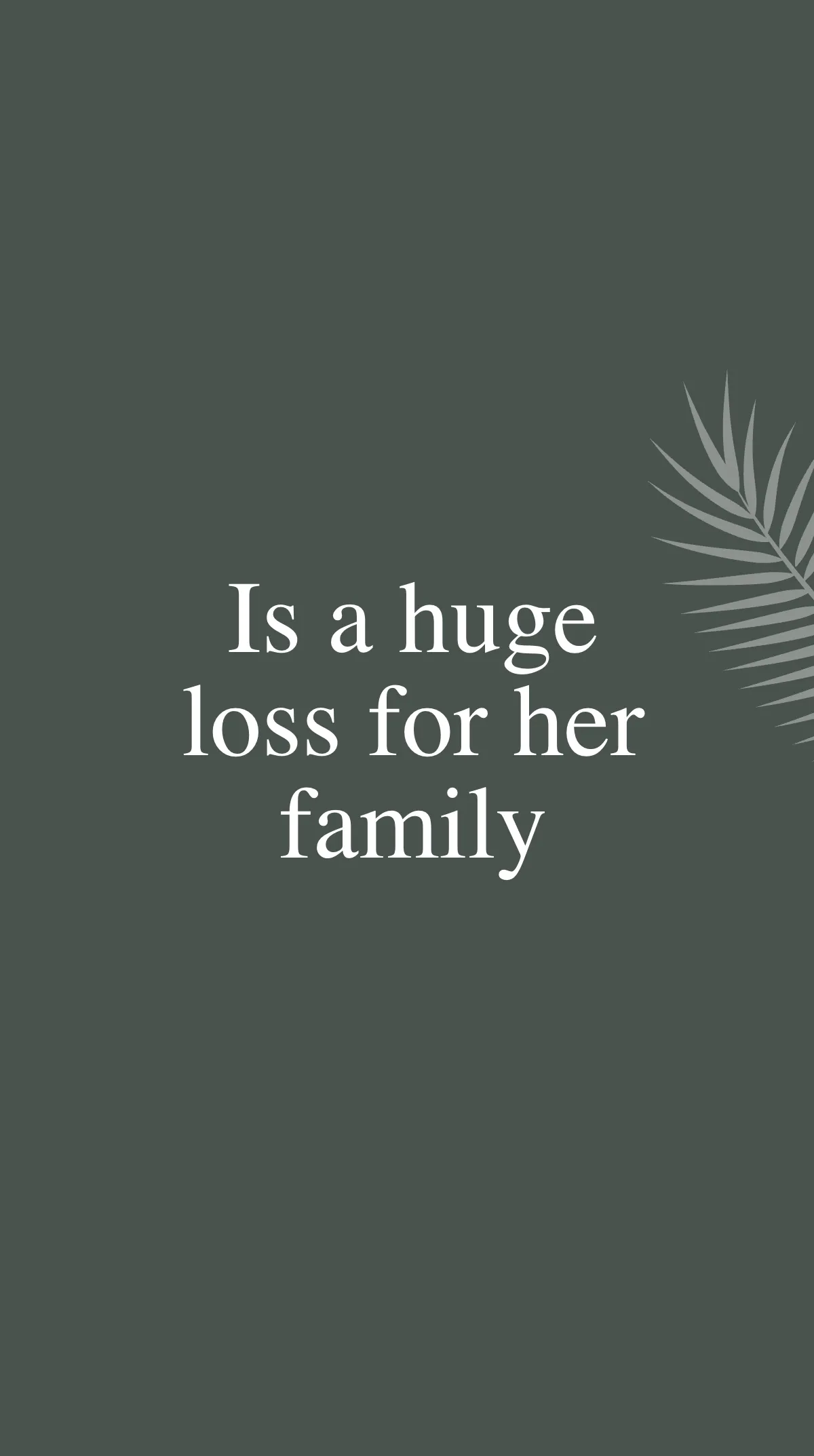 Free Obituary Instagram Story Template to Edit Online