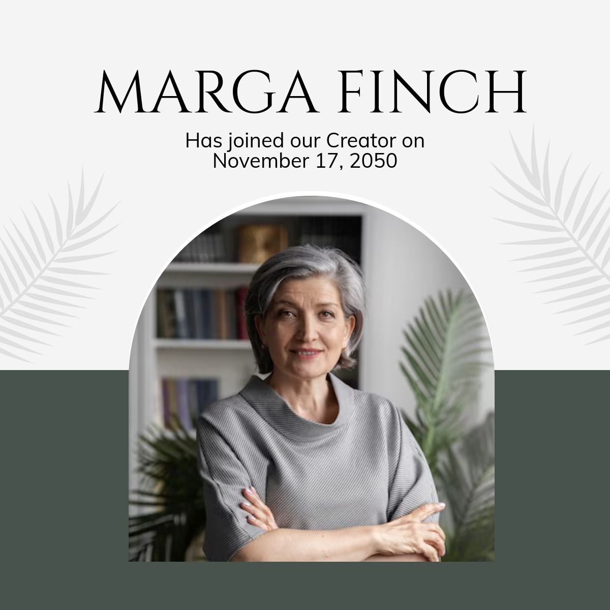 Free Obituary Linkedin Post Template