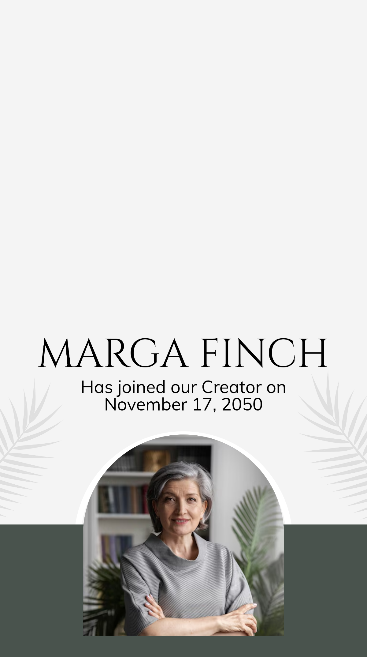 Free Obituary Snapchat Geofilter Template to Edit Online
