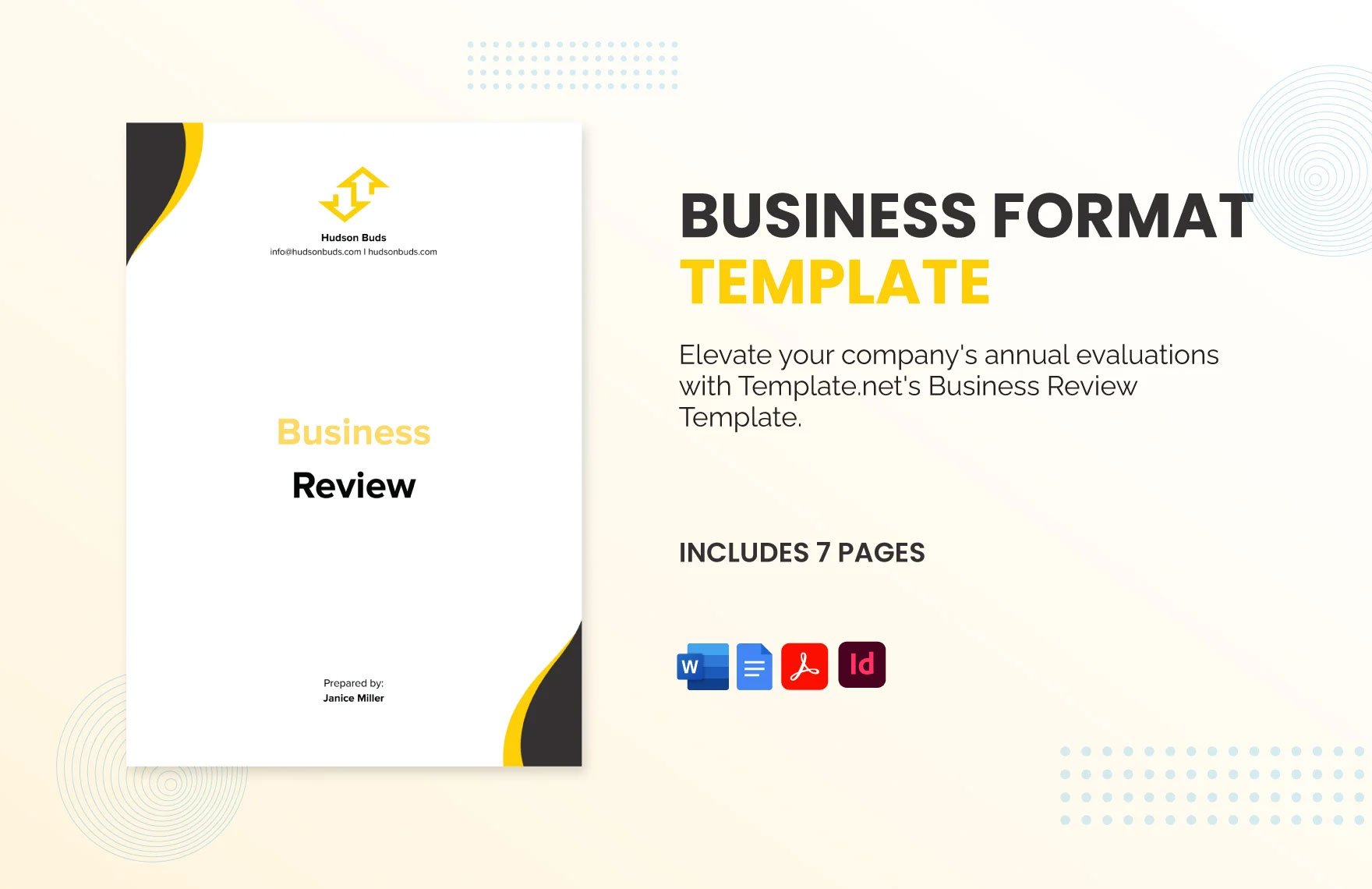 Business Review Template