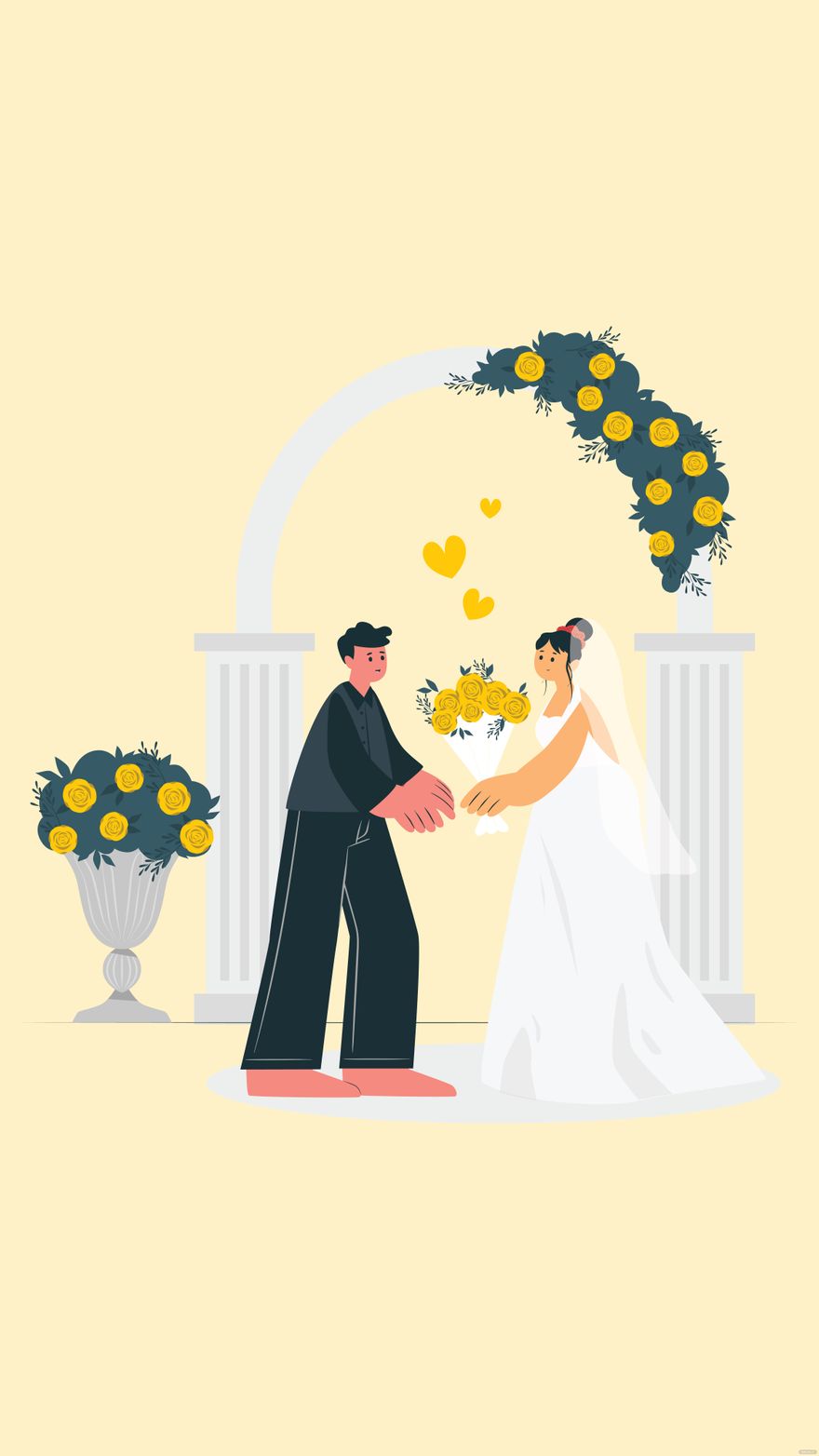 Free Wedding Love Mobile Background - EPS, Illustrator, JPG, PNG, SVG |  