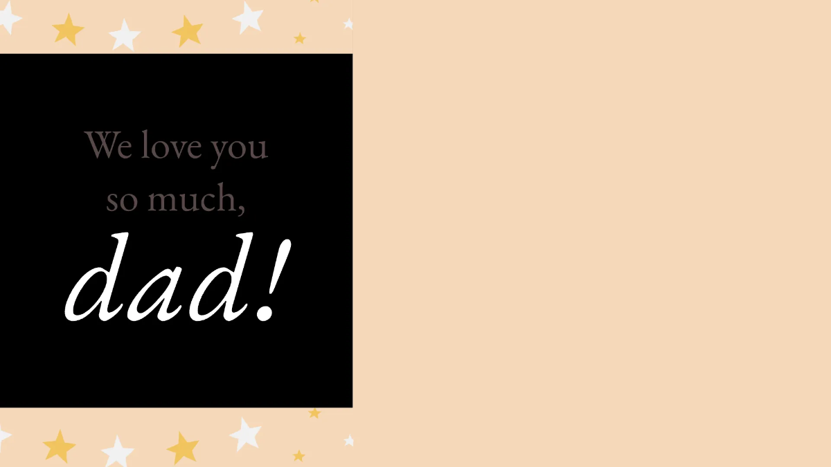 Free Dads Birthday Video Template to Edit Online