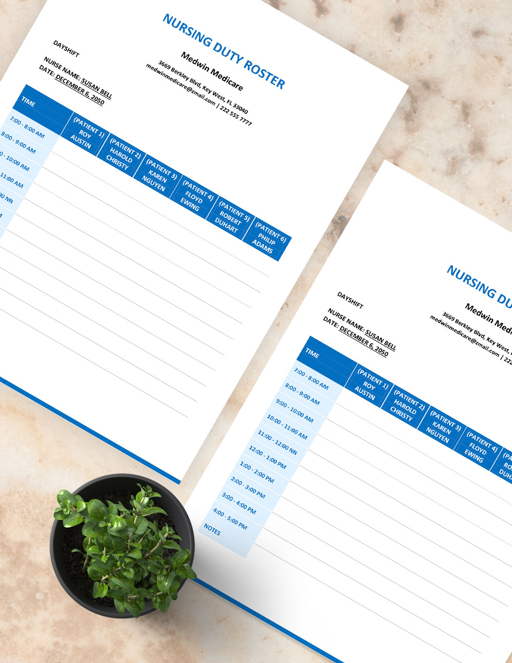 Nursing Duty Roster Template Download In Word Google Docs Template