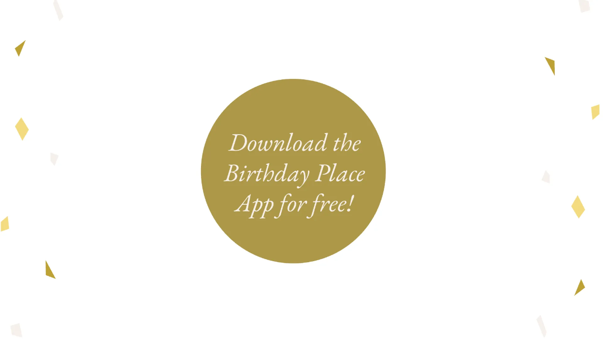 Free Birthday Place Video Template to Edit Online