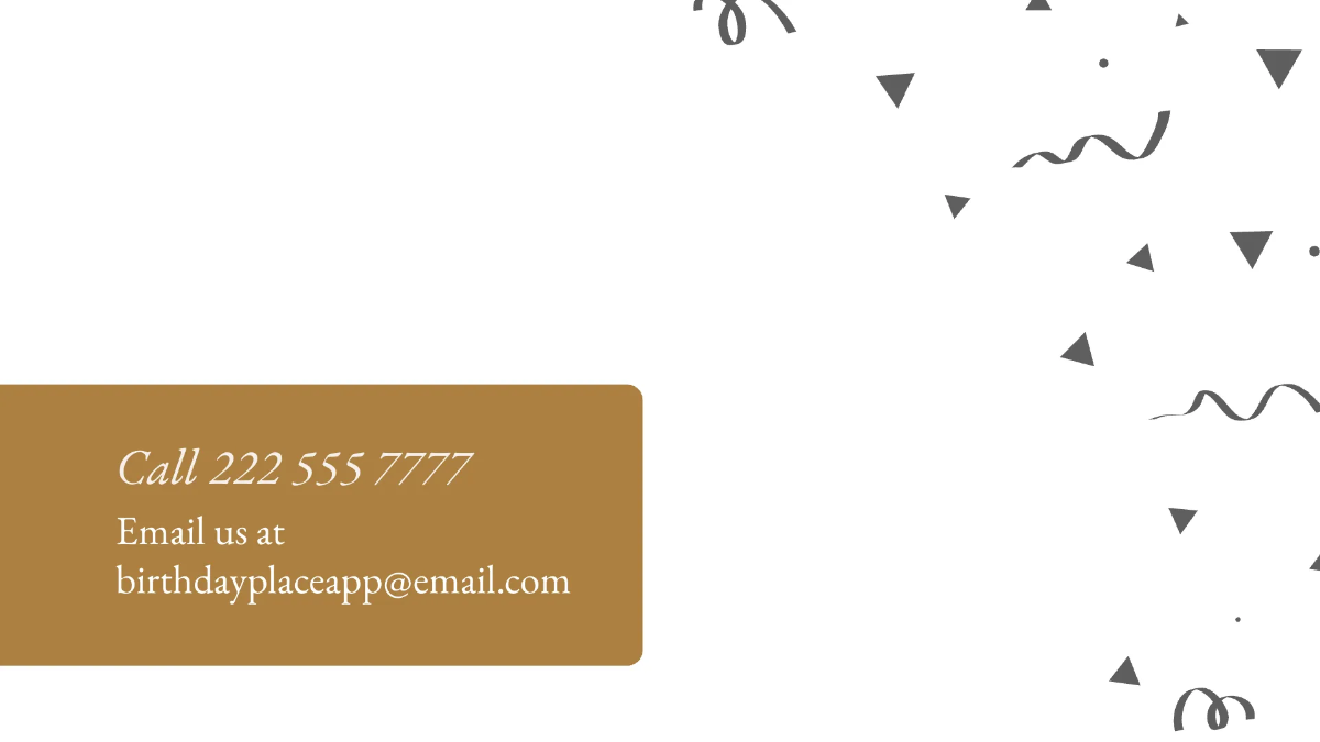 Free Birthday Place Video Template to Edit Online