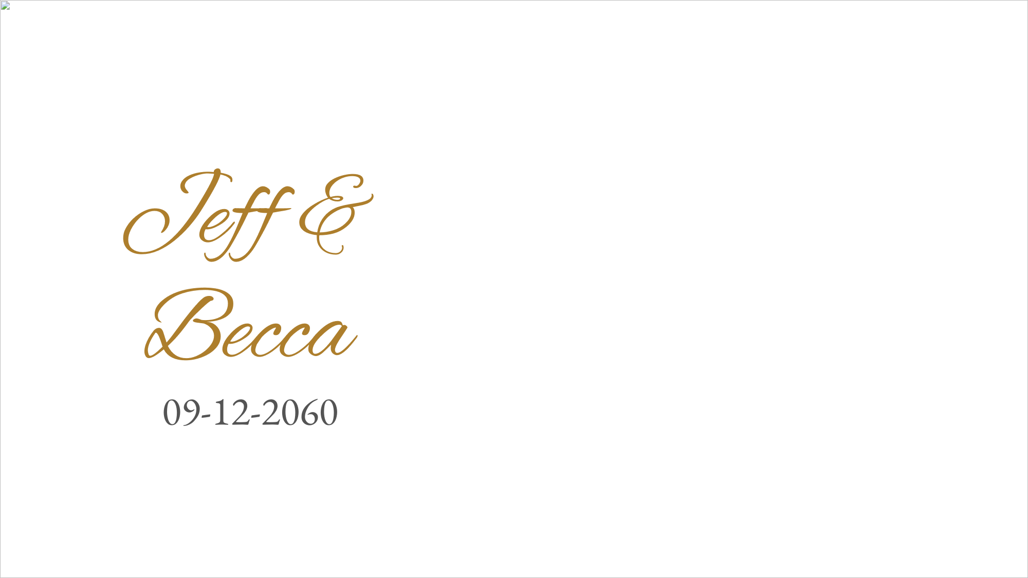 Free Wedding Titles Video Template to Edit Online