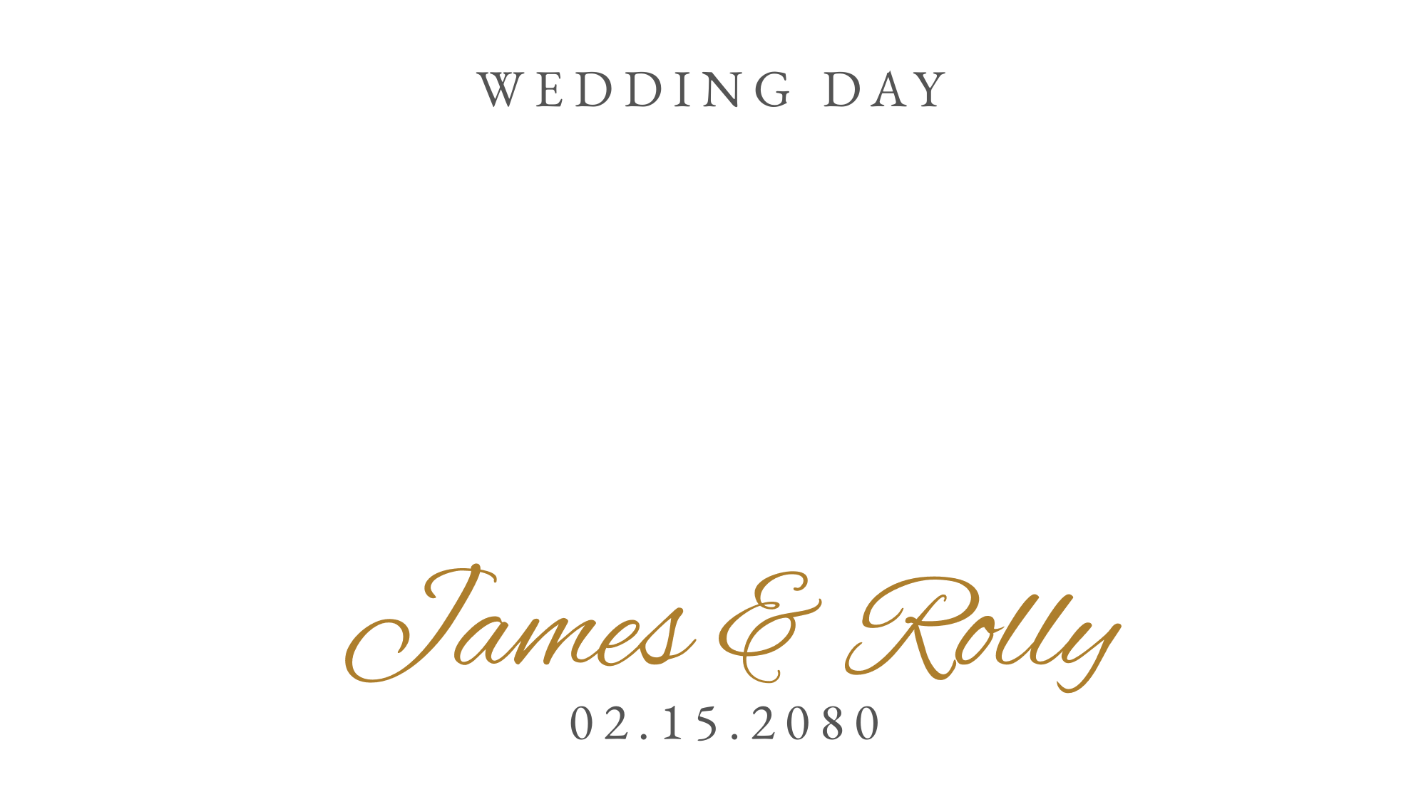 Free Wedding Titles Video Template to Edit Online
