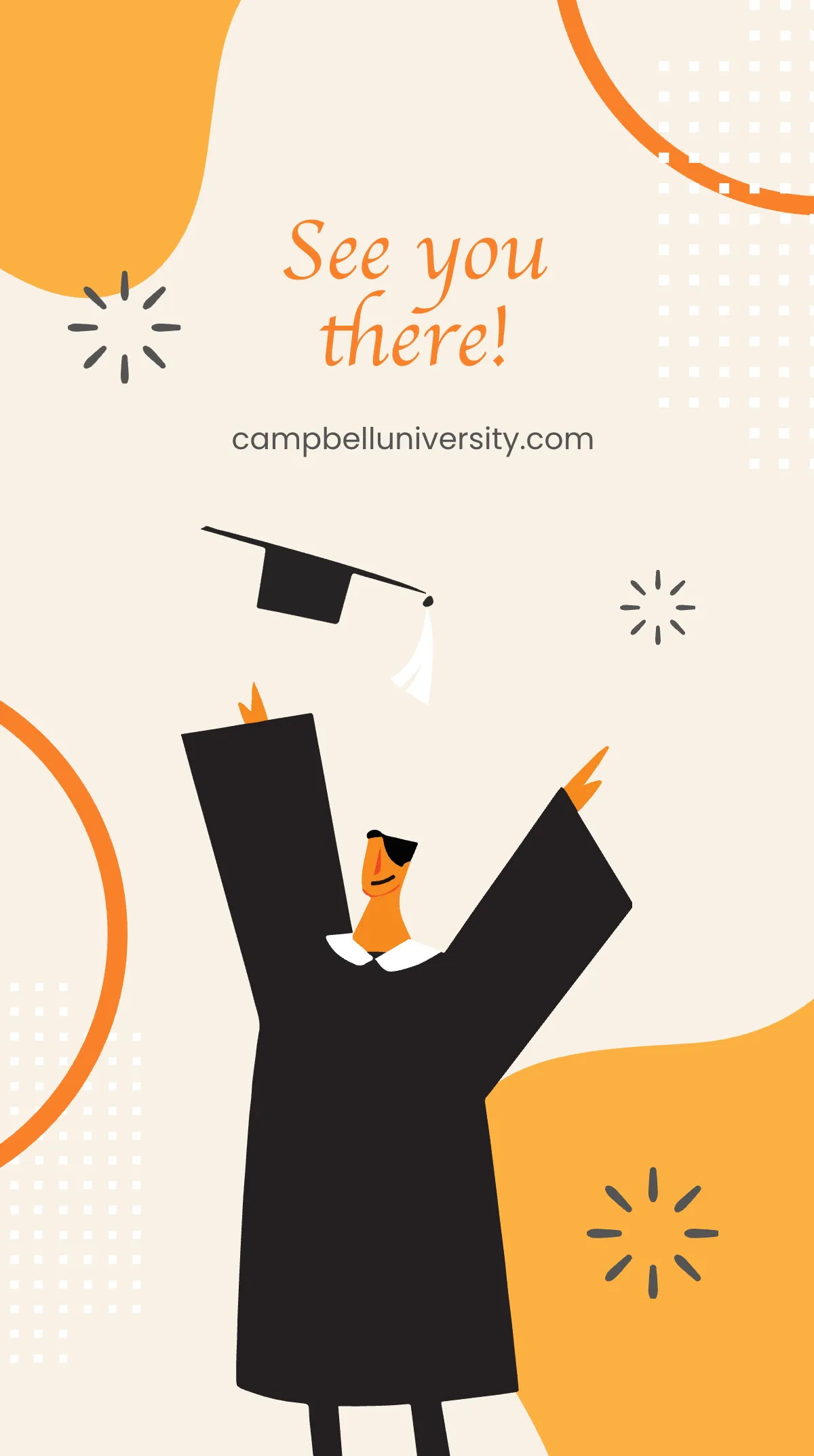 Free Graduation Invitation Instagram Story Template to Edit Online