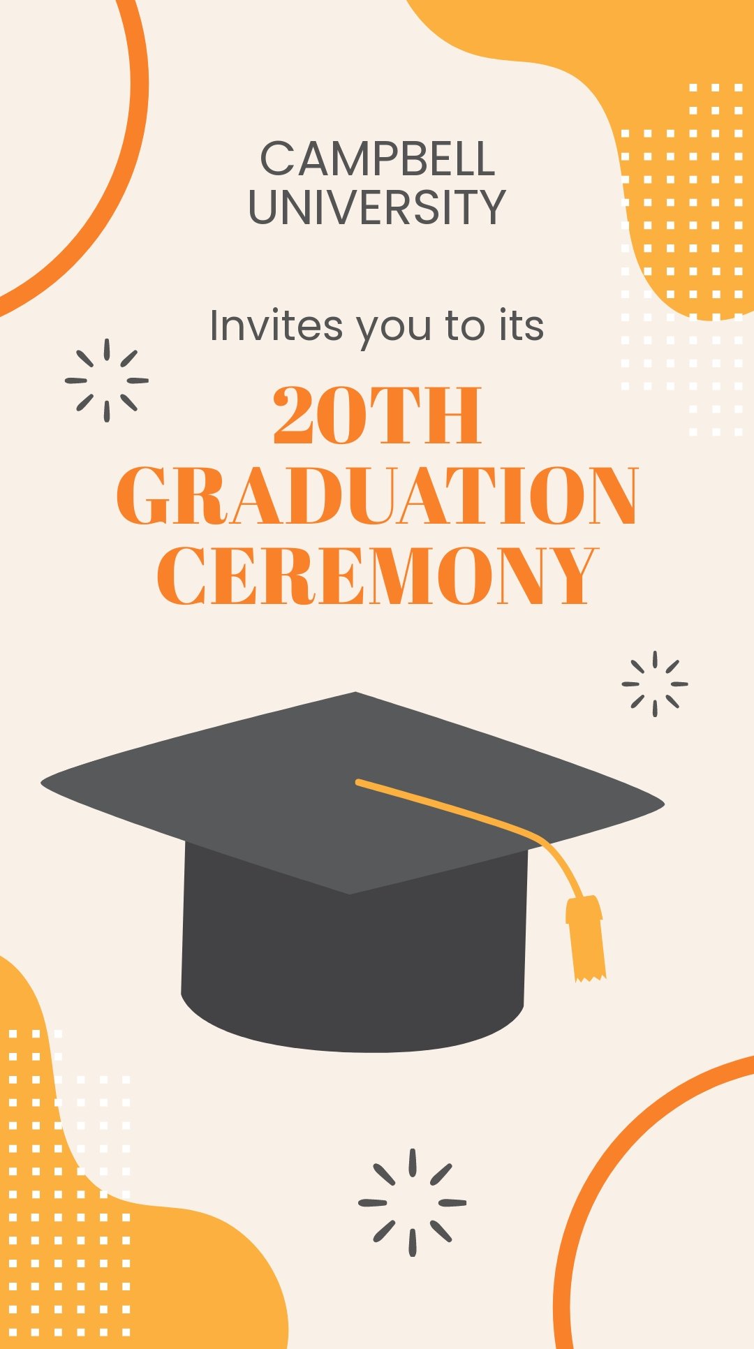 Free Graduation Party Instagram Story Template