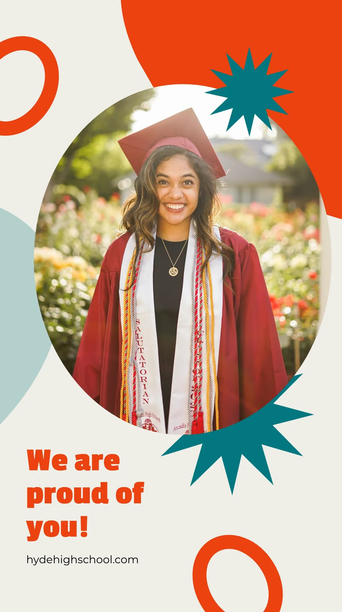 Free Graduation Congratulations Instagram Story Template to Edit Online