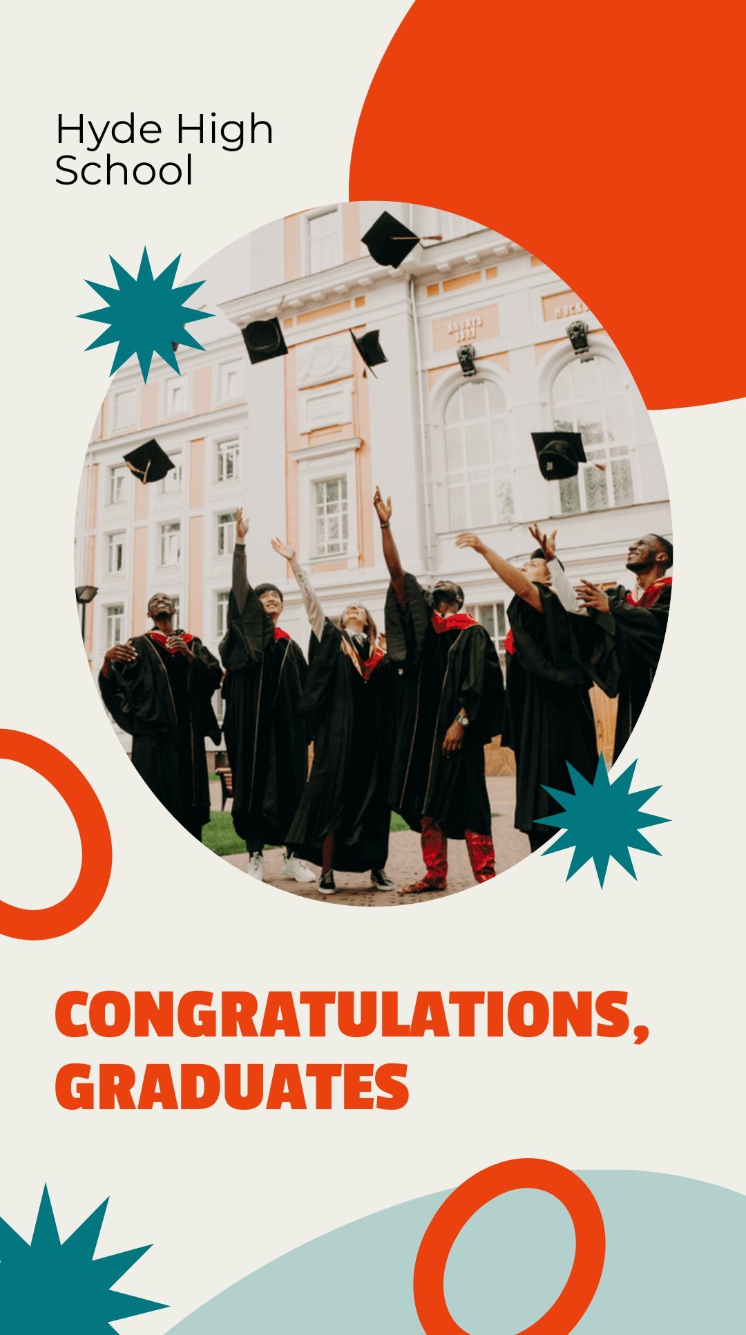 Graduation Congratulations Whatsapp Post Template