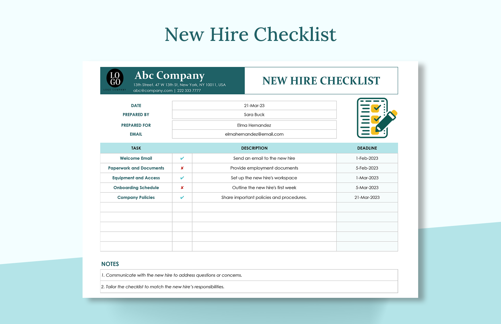 new-hire-checklist