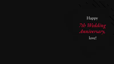 Free Wedding Anniversary Video Template to Edit Online