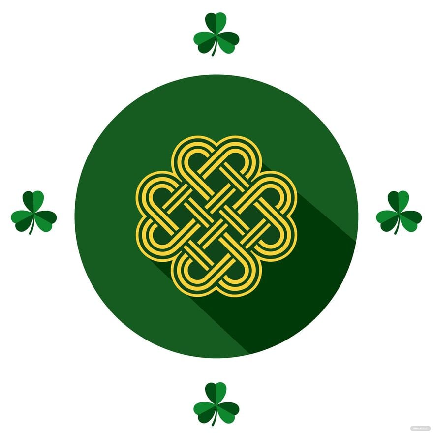 Celtic St. Patrick's Day Vector in Illustrator, EPS, SVG, JPG, PNG