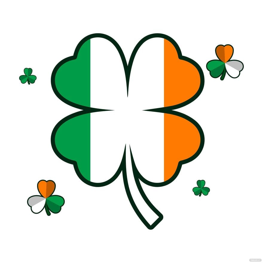 St. Patrick's Day Leaf Vector