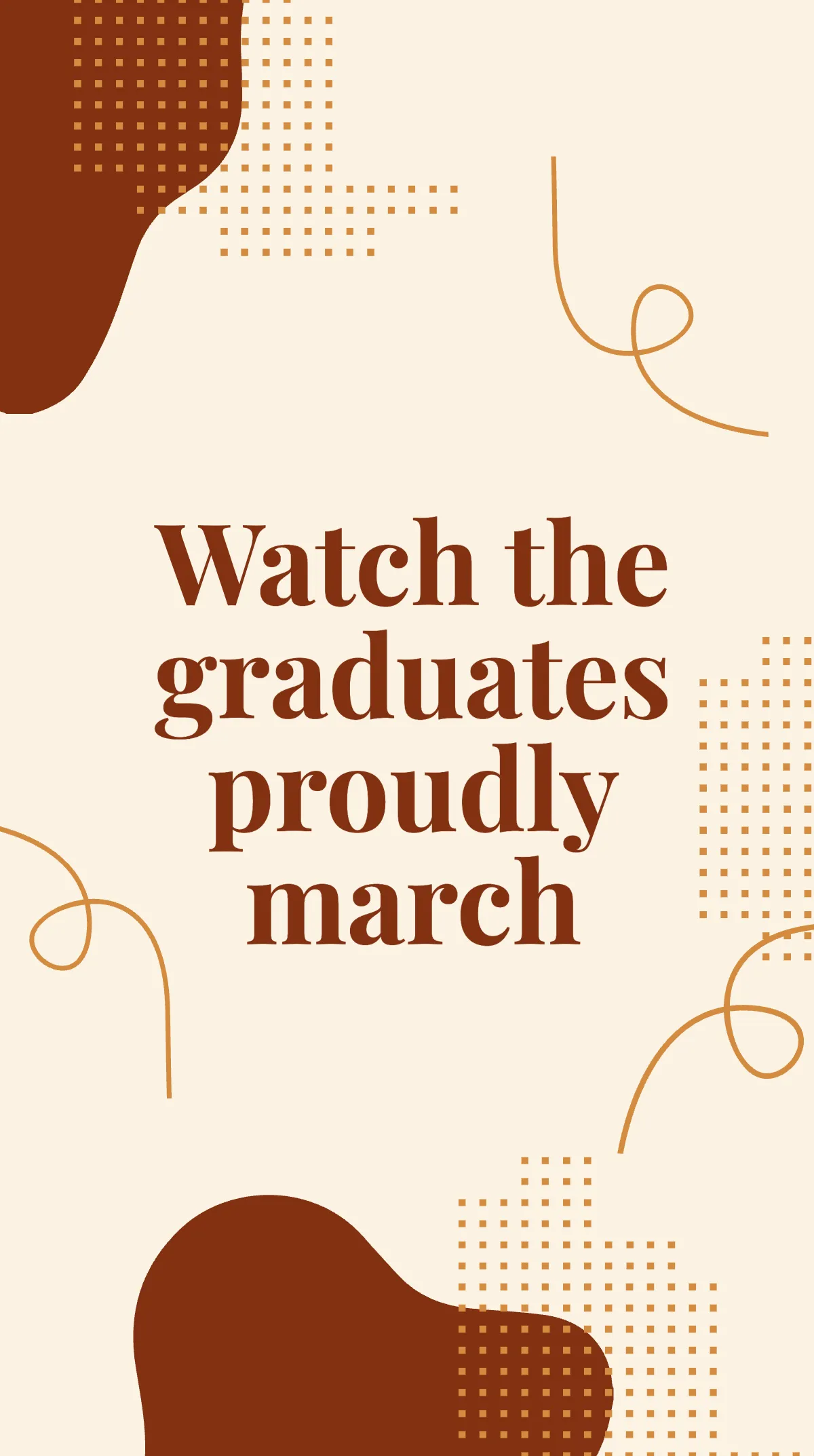 Free Graduation Event Instagram Story Template to Edit Online