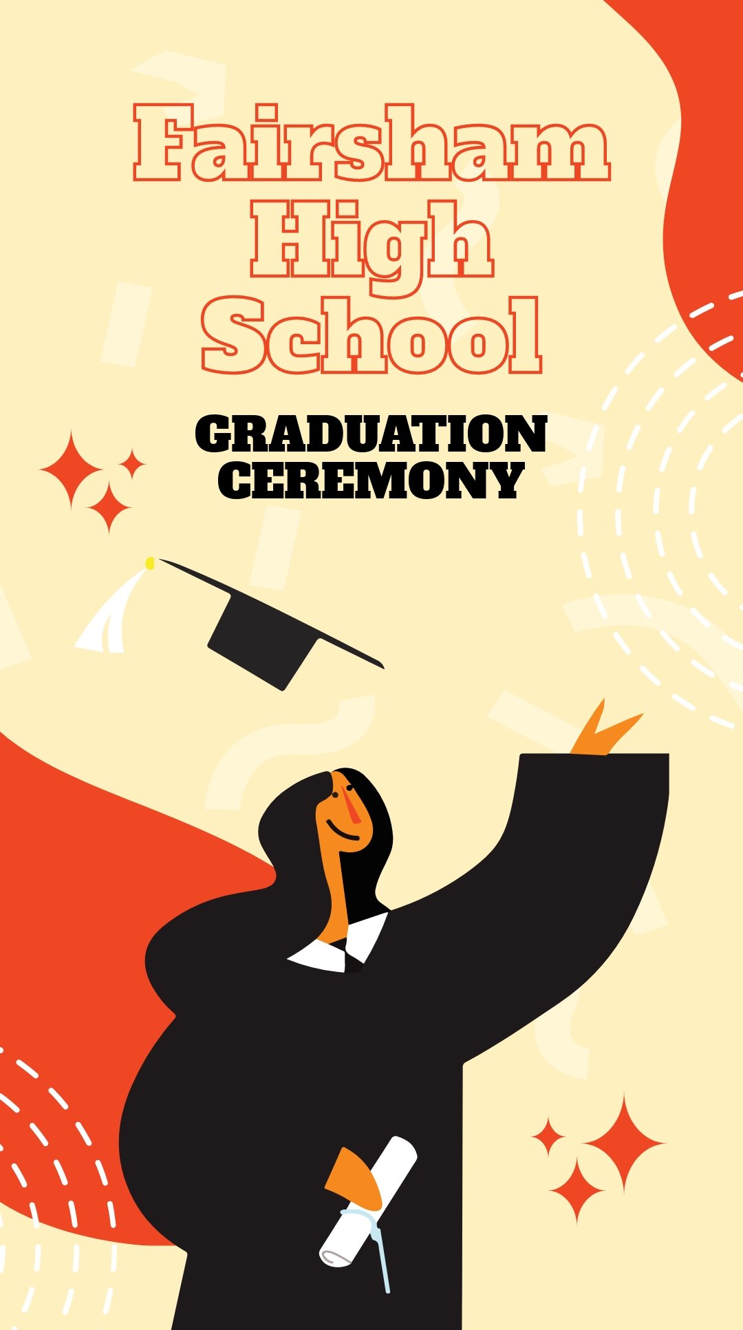 Free Graduation Party Instagram Story Template