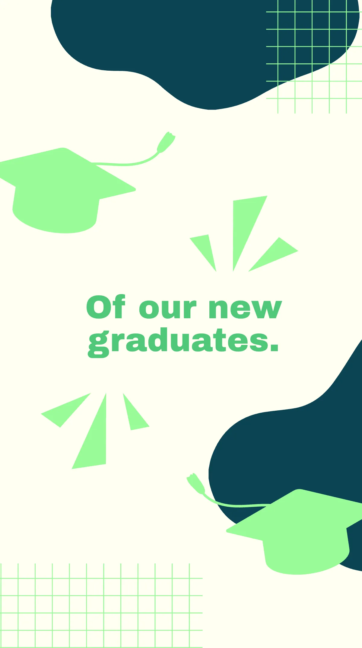 Free Happy Graduation Instagram Story Template to Edit Online