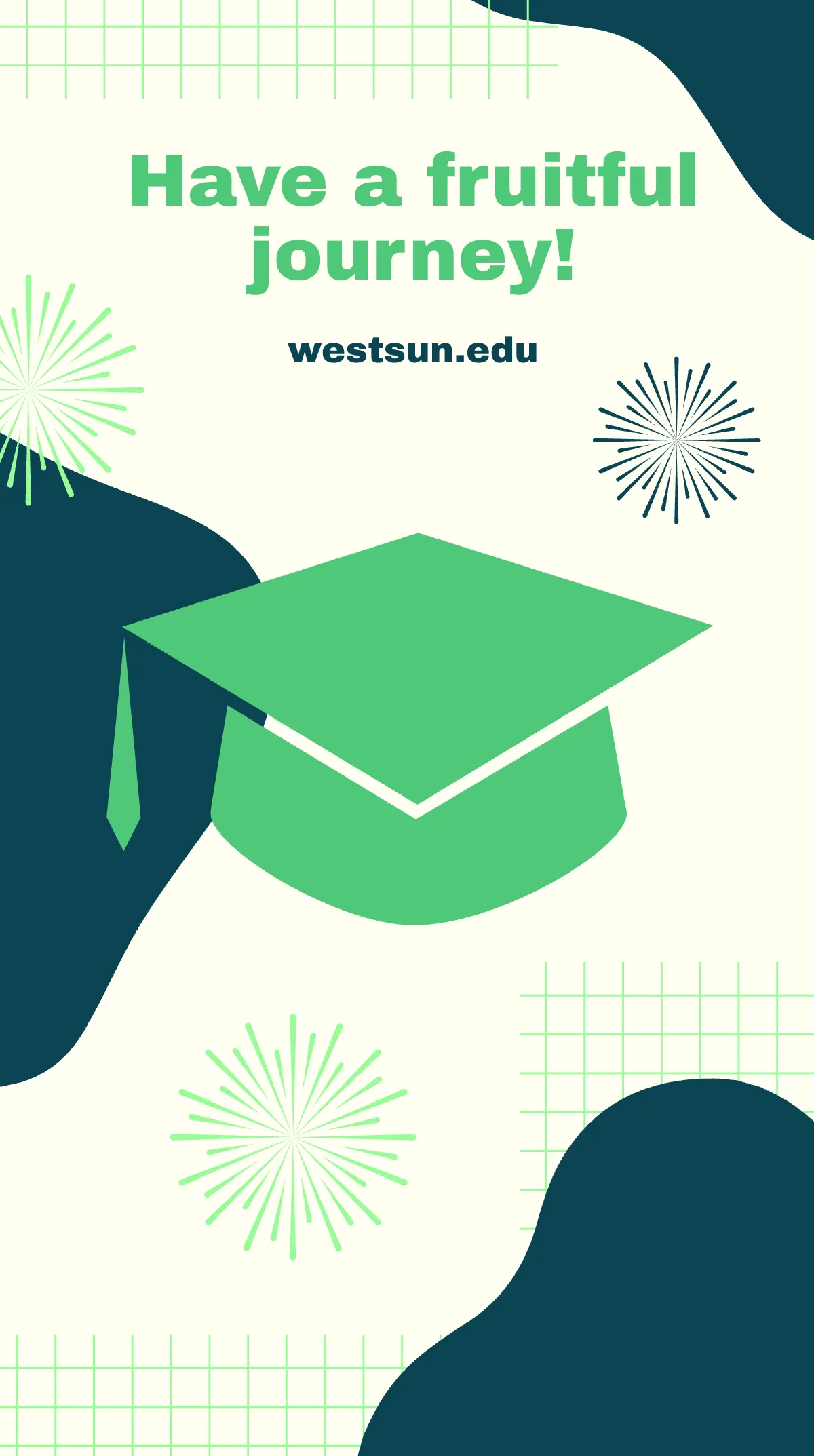 Free Happy Graduation Instagram Story Template to Edit Online